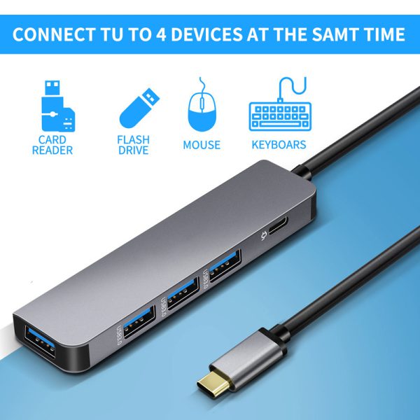 Type-C expansion USB HUB expansion USB 3.0 interface connected to mouse PD100W hub USB multi interface - Image 2