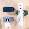 Rotary Plug-In Fixture Multi-Function Traceless Wall-Mounted Wire Finishing Wire Organizer Free Punching Wall Plug Board Storage